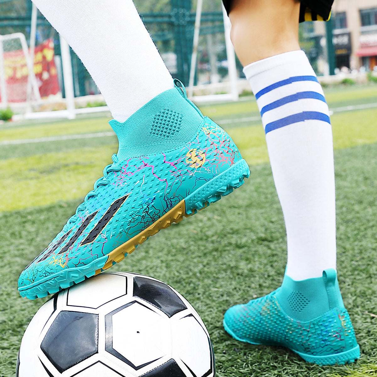 Juniors' RapidEdge Football Shoes